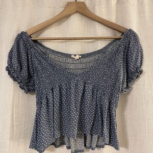 floral la hearts top!